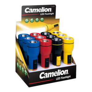 CAMELION FL1L2DD12 LED taskulampide display 12 x R20 taskulampidega / ilma patareideta