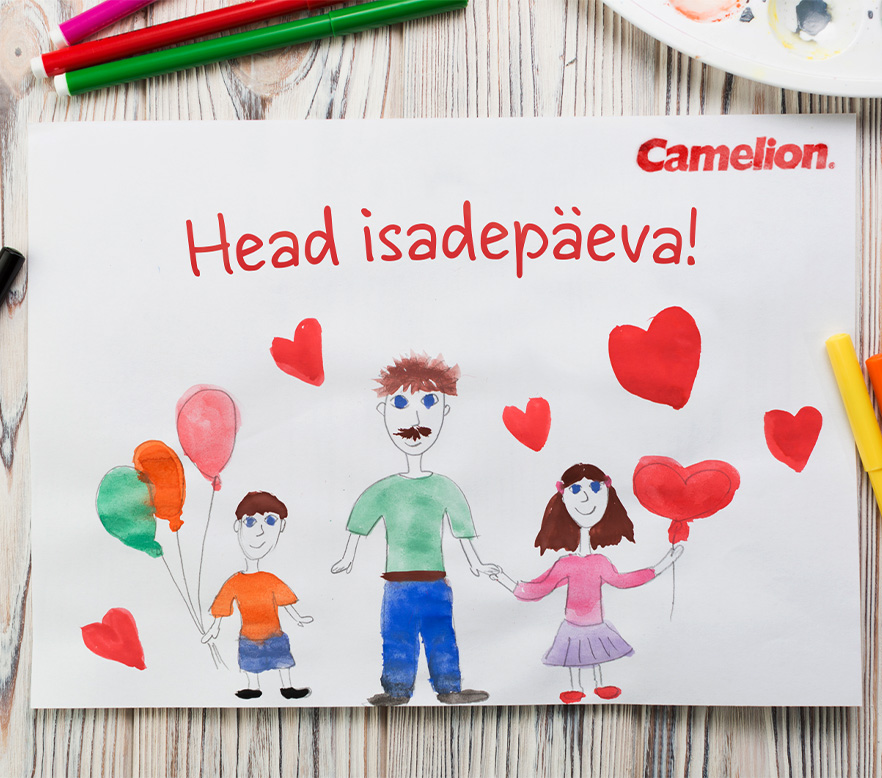 Tähistame kõiki isasid – Head isadepäeva soovib Camelion!