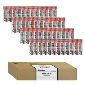 CAMELION 48 Pack Plus Alkaline Batterie AA LR6 Mignon AM3 in Umweltverpackung - 1.jpg