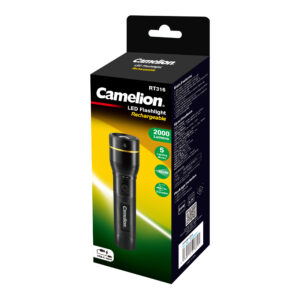 CAMELION RT316-CBH laetav taskulamp 20W must