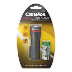 CAMELION S817-DB – 1 W Zoom LED plasttaskulamp