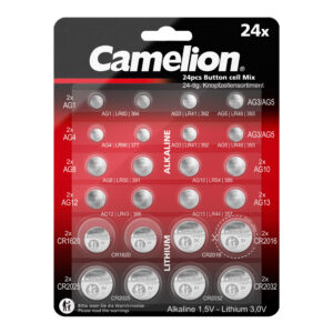 CAMELION AG leelis- ja CR liitiumnööppatareide komplekt, 24 tk