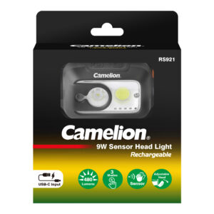 CAMELION RS921-CBH – Laetav 9W sensoriga LED pealamp