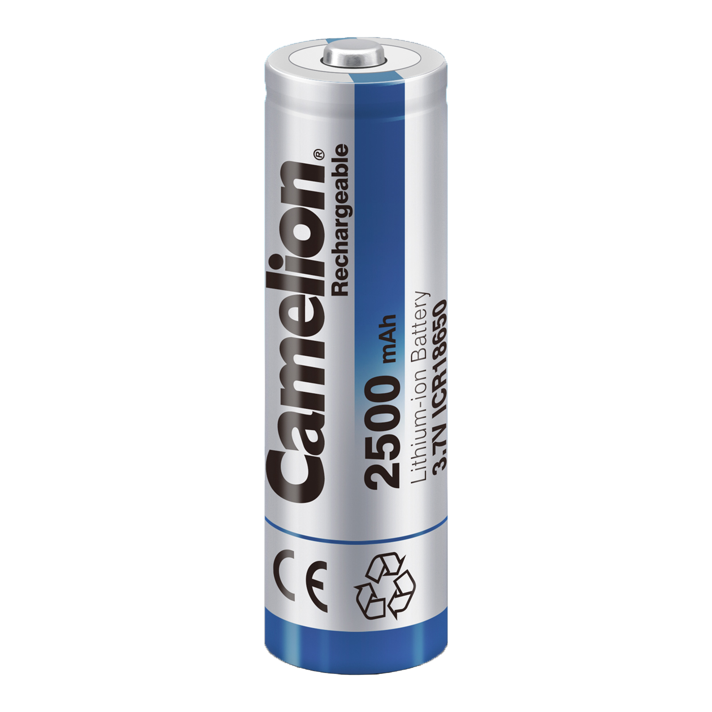 CAMELION ICR18650F-25 Button Top / 3.7V / 2500mAh / BP1 - Image 2