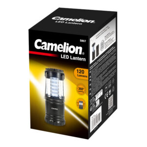 CAMELION S807-CB – 30 LED-ga latern, must